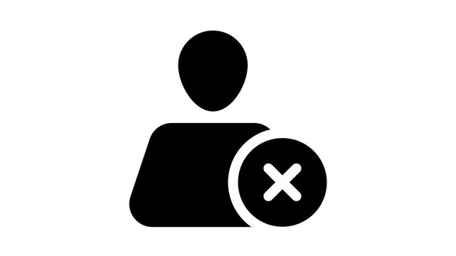 Unverified animation icons for social media, presentations, videos, websites, etc. No background, Alpha channel.