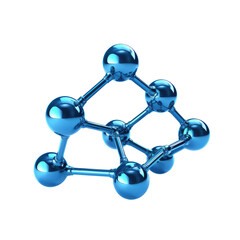 molecule 3d render