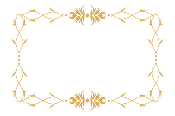 Vintage ornamental frame and border design.
