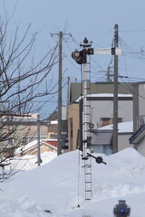 Tokyo, Japan - February 27, 2025: The only semaphore used in Japan