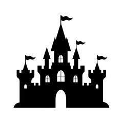 Obraz premium castle silhouette