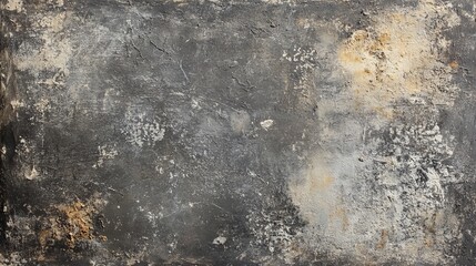 Fototapeta premium Abstract Dark Gray Textured Background Grunge Style Wall Design Vintage Aged Concrete Pattern Rough Surface Grey Brown Beige Color Palette Modern Art 