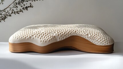 a pair of pillows stacked on top of each other