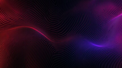 Fototapeta premium Abstract Red Purple Line Art Background Design Modern Elegant Flowing Wave Pattern Digital Illustration Graphic Texture Wallpaper Image for Web Design