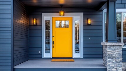 A beautiful blend of colors in this Utah house architecture.