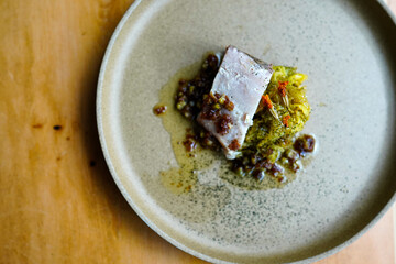 サワラとキャベツ、蕗のとう