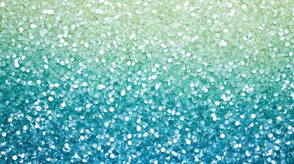 Abstract Teal and Mint Green Glitter Background Texture Shiny Sparkling Festive Design Digital Paper Bright Summer Ocean Sea Coastal Pattern Elegant  