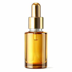 Naklejka premium cosmetic liquid oil on white background