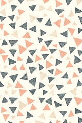 Abstract triangle pattern design with geometric shapes and soft colors