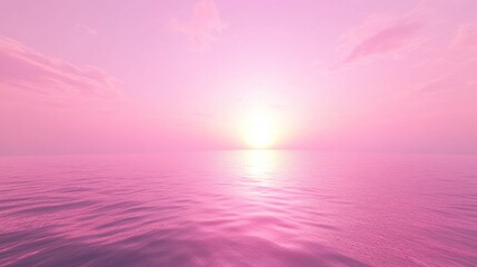 Serene Twilight Reflections on Textured Water Surface