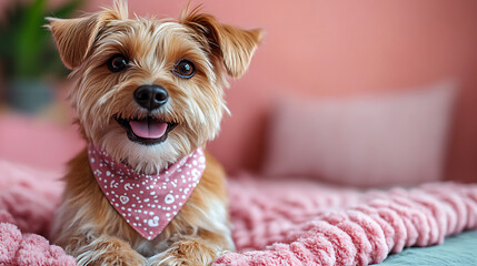 Happy Smiling Dog  – Adorable Pet Portrait