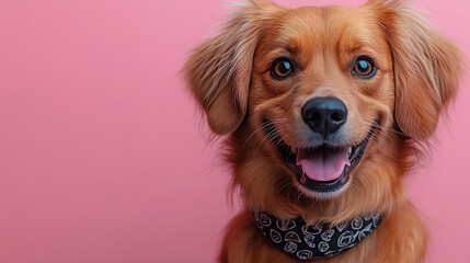 Happy Smiling Dog  – Adorable Pet Portrait