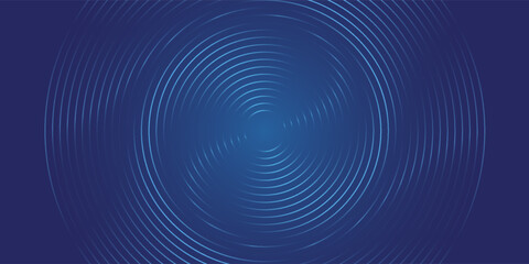 Bright blue dynamic abstract vector background with diagonal lines. 3d cover of business presentation banner for sale event night party. Fast moving soft circle wave line stripe decoration