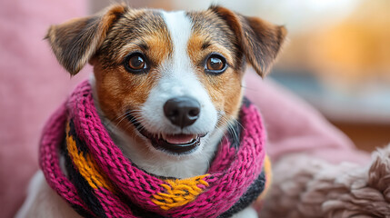 Happy Smiling Dog  – Adorable Pet Portrait