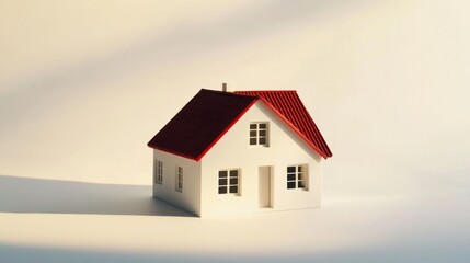 red roof house model minimalist home design