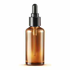 Naklejka premium cosmetic liquid oil on white background