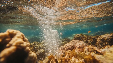 Underwater Wildlife Near Coral Reefs