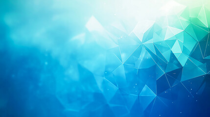 Gradient background in Blue and white with light blue and green shades, symbolizing technology.