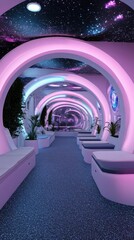 Futuristic Relaxation Lounge