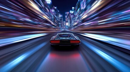 Speeding Through City Lights