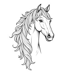 horse vector illustration