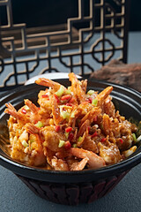 Thai Curry Shrimp Claypot