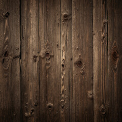 Fototapeta premium Weathered Wood Texture, Aged Wooden Planks with Natural Grain and Knots, Rustic and Organic