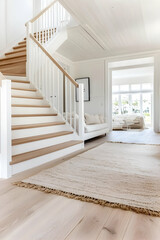 Grand Staircase, Hallway, Modern Home