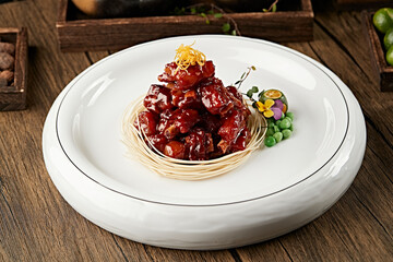 Caramel Honey Sweet and Sour Short Ribs