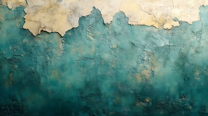 green Abstract grunge concrete wall distressed texture background