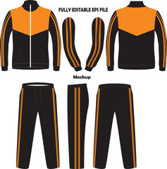 Track Top Side Stripe and Track Bottoms Side Stripe Mock up