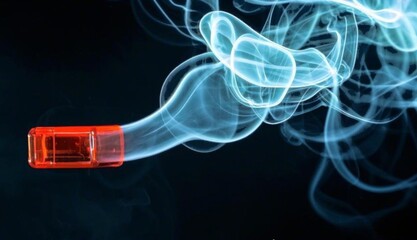 smoke from a cigarette