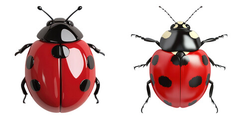 vibrant ladybug showcasing its charming features and colors