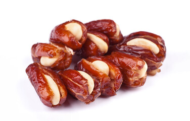 Royal dates stuffed with nuts presenting a delightful treat