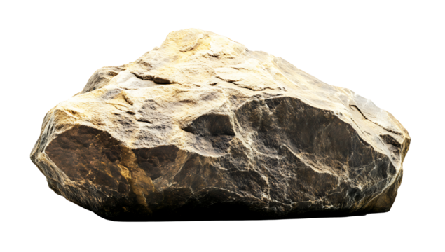A large rock isolated on a white background ,png