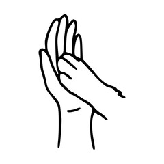 Fototapeta premium minimalist vector illustration of a pet and owner connection