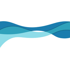 Modern Elegant Wave Border