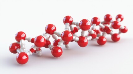 Glucagon-like peptide 1 (GLP1, 7-36) molecule The glucagon like peptide-1 receptor has a strong effect on the management of type 2 diabetes mellitus. 3d rendering