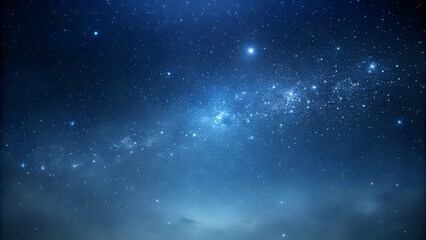 Fototapeta premium night sky background, deep indigos with scattered stars, perfect for reflecting on the stillness before the dawn with copy space 