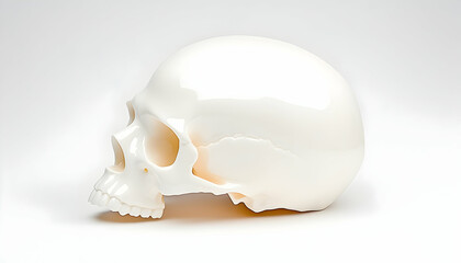 White Skull Studio Shot