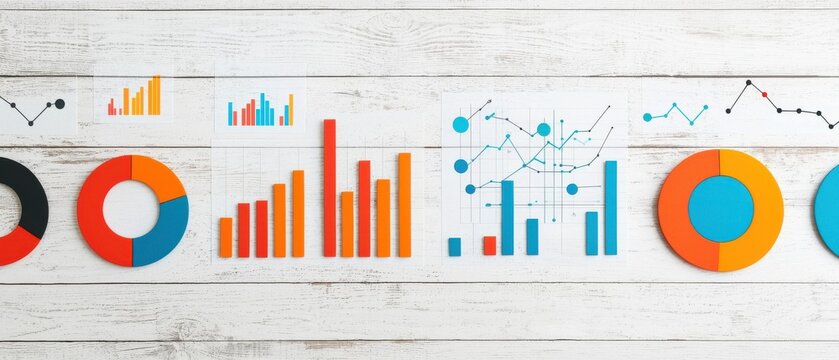 Data Analysis Infographics concept. Circular Infographic Showcasing Data Analytics Tools and Visualizations