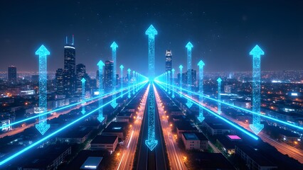 Fototapeta premium New driving force for future urban growth