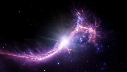 초신성 충격파와 성간 구름의 폭발