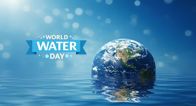 world water day celebration background