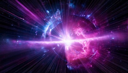 Fototapeta premium 초신성 충격파와 성간 구름의 폭발