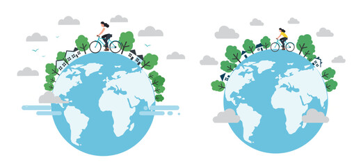 Eco-Friendly Transportation on a Sustainable Planet