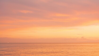 바다에서 보는 저녁 노을