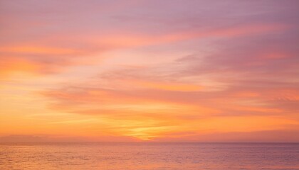 Obraz premium 바다에서 보는 저녁 노을
