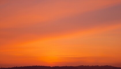 Naklejka premium 바다에서 보는 저녁 노을