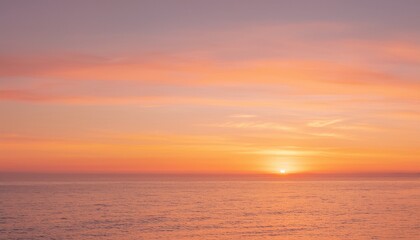 Fototapeta premium 바다에서 보는 저녁 노을